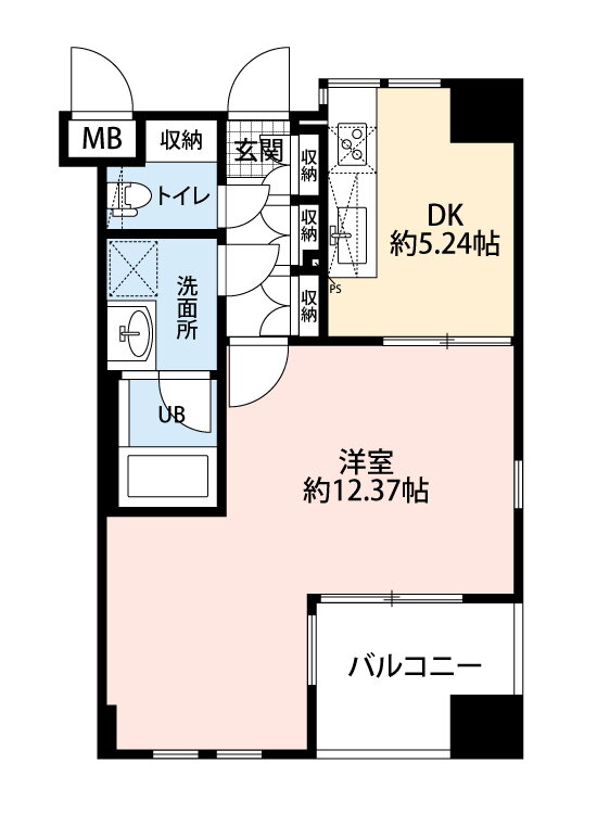 福岡県福岡市中央区今泉２ 天神南駅 1LDK マンション 賃貸物件詳細