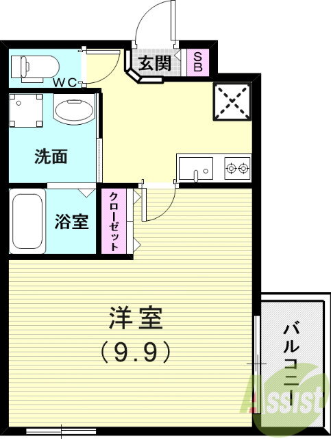 兵庫県神戸市須磨区妙法寺字道正川 妙法寺駅 1K マンション 賃貸物件詳細
