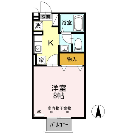 長野県松本市大字島立 北松本駅 1K アパート 賃貸物件詳細