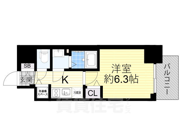 大阪府大阪市西区九条南２ 九条駅 1K マンション 賃貸物件詳細
