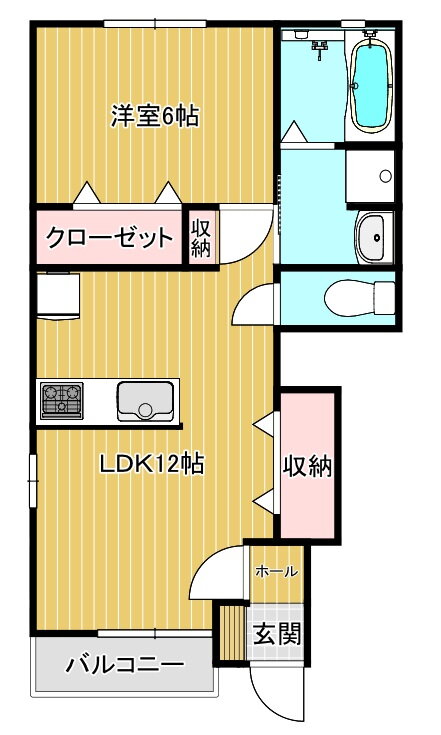 埼玉県児玉郡上里町大字嘉美 1LDK アパート 賃貸物件詳細