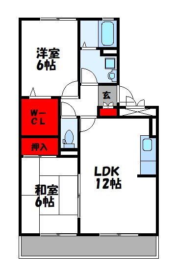 福岡県糟屋郡志免町志免中央３ 酒殿駅 2LDK アパート 賃貸物件詳細