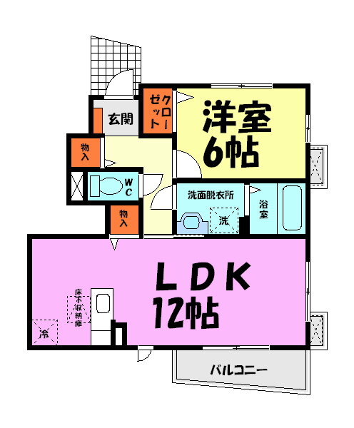 兵庫県伊丹市荒牧５ 中山寺駅 1LDK アパート 賃貸物件詳細