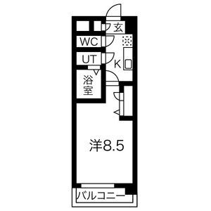 カーサ・ルピナス 4階 1K 賃貸物件詳細