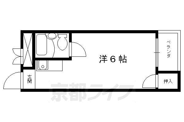 Ｍ’ｓ太秦 3階 1K 賃貸物件詳細