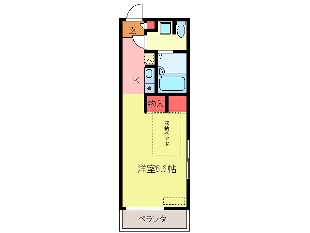 埼玉県東松山市大字毛塚 高坂駅 1K アパート 賃貸物件詳細