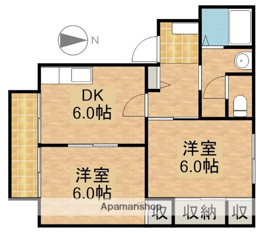 静岡県浜松市中央区高丘西３ 浜松駅 2DK アパート 賃貸物件詳細