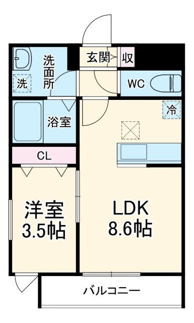 埼玉県川口市大字辻 鳩ヶ谷駅 1LDK アパート 賃貸物件詳細