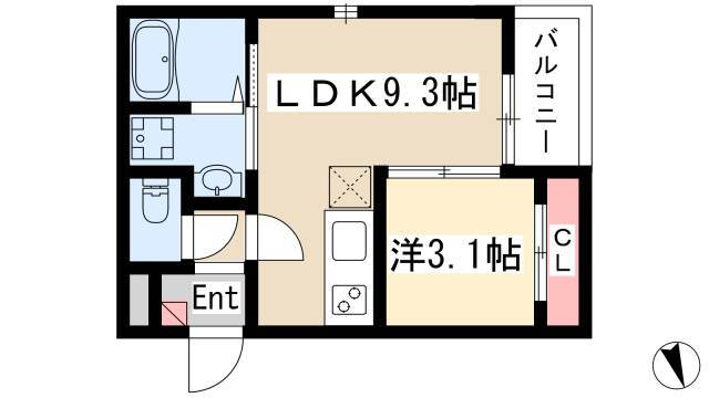 愛知県名古屋市昭和区福江３ 金山駅 1LDK アパート 賃貸物件詳細