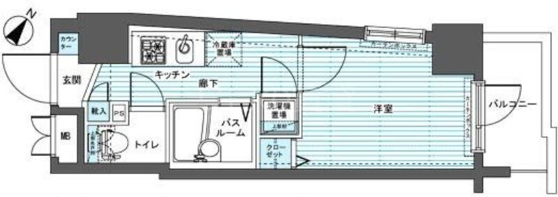 東京都目黒区下目黒３ 目黒駅 1K マンション 賃貸物件詳細