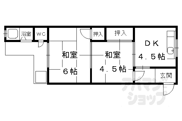 京都府京都市東山区本町１６ 京都駅 2DK マンション 賃貸物件詳細