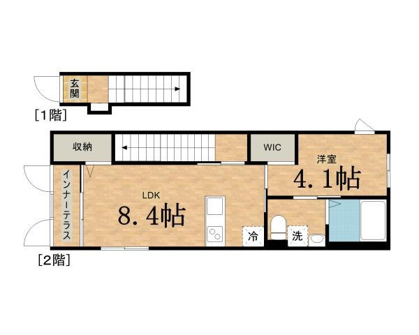 東京都日野市日野本町７ 日野駅 1LDK アパート 賃貸物件詳細