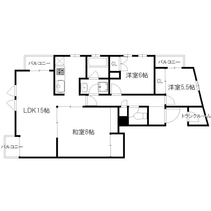 京都府京都市北区衣笠北天神森町 北野白梅町駅 3LDK マンション 賃貸物件詳細