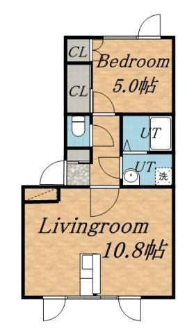北海道札幌市北区北三十一条西３ 北３４条駅 1LDK アパート 賃貸物件詳細