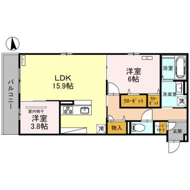 大阪府大阪市阿倍野区西田辺町２ 鶴ケ丘駅 2LDK アパート 賃貸物件詳細