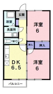 愛媛県東温市野田１ 牛渕団地前駅 2DK アパート 賃貸物件詳細