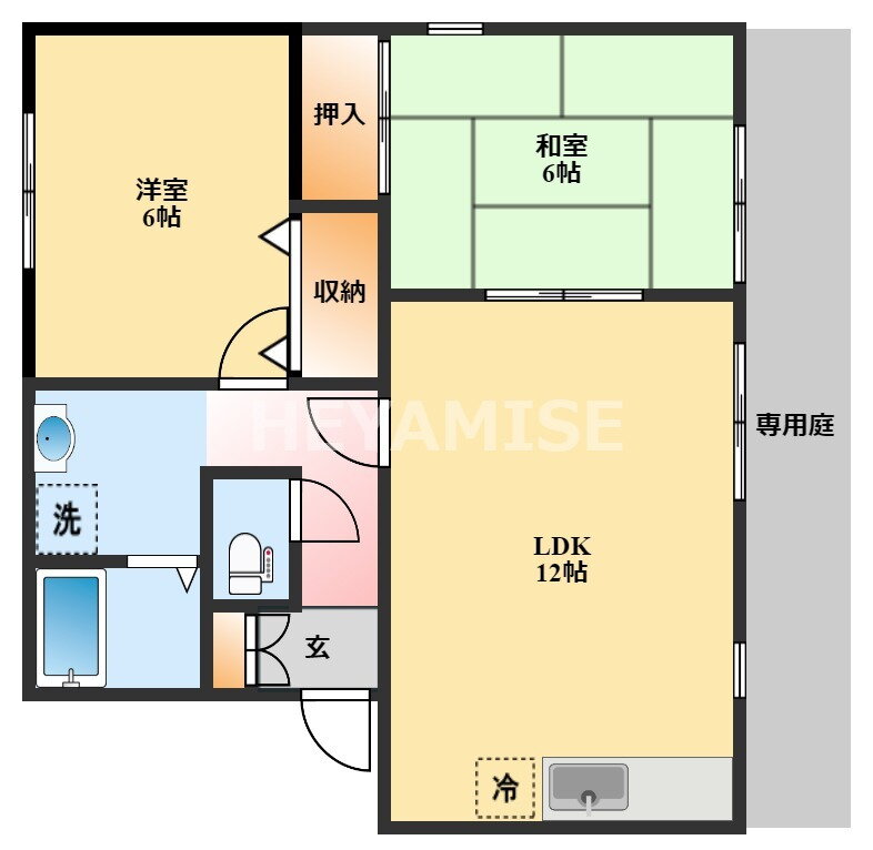 長崎県諫早市小野町 干拓の里駅 2LDK アパート 賃貸物件詳細