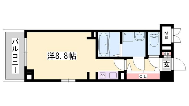 兵庫県姫路市阿保 東姫路駅 1K マンション 賃貸物件詳細