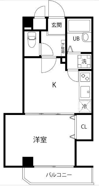 東京都目黒区下目黒２ 目黒駅 1K マンション 賃貸物件詳細