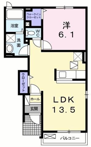 群馬県太田市大原町 藪塚駅 1LDK アパート 賃貸物件詳細