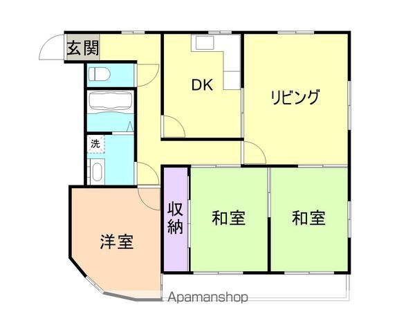 和歌山県和歌山市小松原通３ 和歌山市駅 4DK マンション 賃貸物件詳細