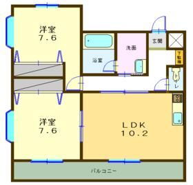 静岡県沼津市西熊堂 沼津駅 2LDK マンション 賃貸物件詳細