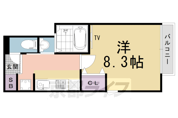 京都府京都市中京区聚楽廻南町 二条駅 1K マンション 賃貸物件詳細