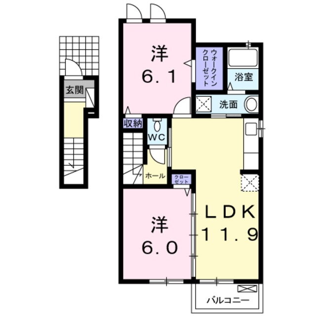 香川県高松市太田上町 仏生山駅 2LDK アパート 賃貸物件詳細