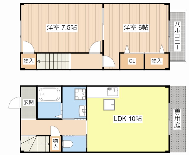 滋賀県長浜市宮司町 長浜駅 2LDK 一戸建て 賃貸物件詳細