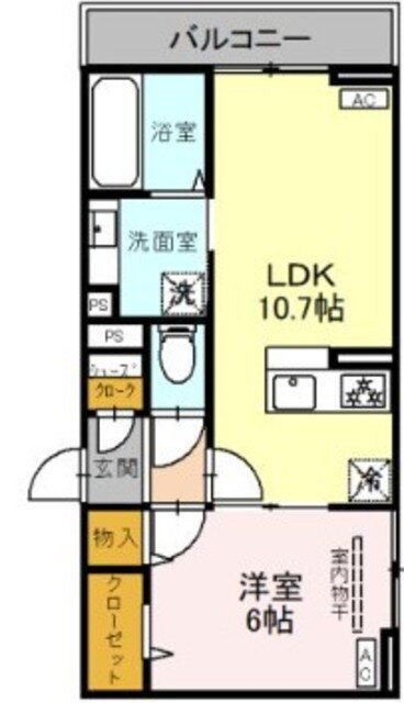 埼玉県越谷市千間台東１ せんげん台駅 1LDK アパート 賃貸物件詳細