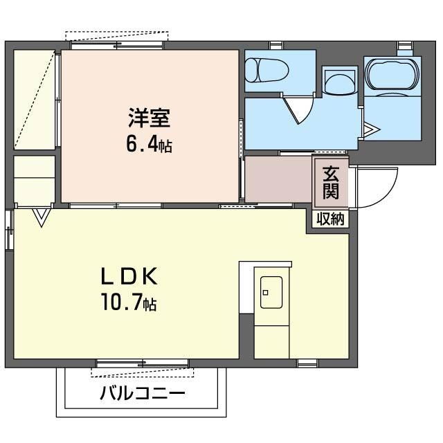 茨城県古河市横山町１ 古河駅 1LDK アパート 賃貸物件詳細