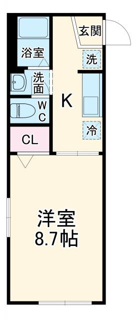 神奈川県川崎市多摩区宿河原２ 宿河原駅 1K マンション 賃貸物件詳細