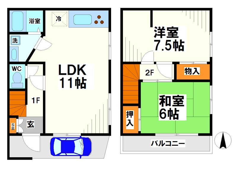 東京都調布市多摩川３ 京王多摩川駅 2LDK 一戸建て 賃貸物件詳細