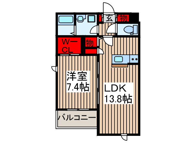 埼玉県さいたま市中央区八王子３ 与野本町駅 1LDK マンション 賃貸物件詳細