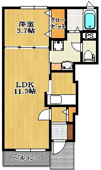 千葉県船橋市市場３ 船橋駅 1LDK アパート 賃貸物件詳細
