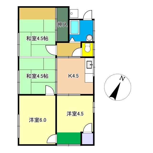 高知県高知市高須新木 東新木駅 4K 一戸建て 賃貸物件詳細