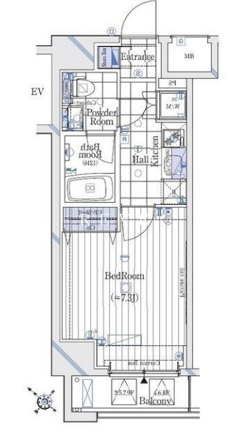東京都港区西麻布１ 六本木駅 1K マンション 賃貸物件詳細