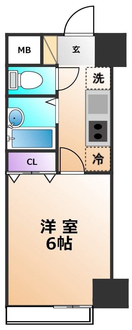 東京都小平市花小金井６ 花小金井駅 1K マンション 賃貸物件詳細