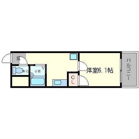 大阪府大阪市西区南堀江２ 四ツ橋駅 1K マンション 賃貸物件詳細
