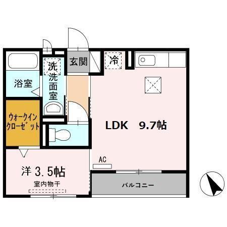 レセンテＮＳ　ＩＩ 1階 1LDK 賃貸物件詳細