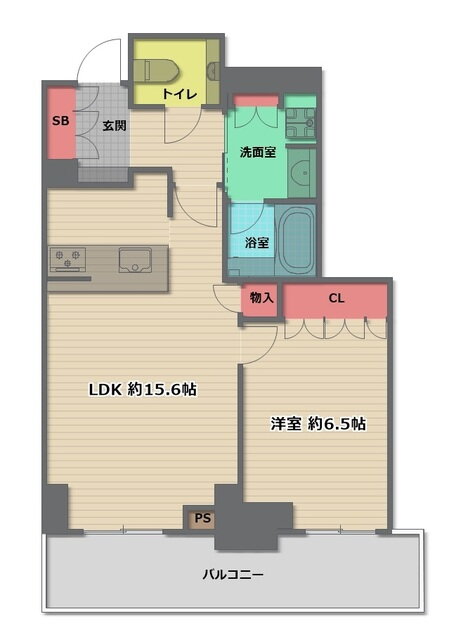 大阪府大阪市北区大淀南２ 福島駅 1LDK マンション 賃貸物件詳細