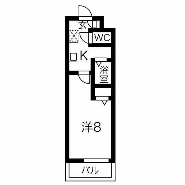 愛知県名古屋市東区葵２ 車道駅 1K マンション 賃貸物件詳細