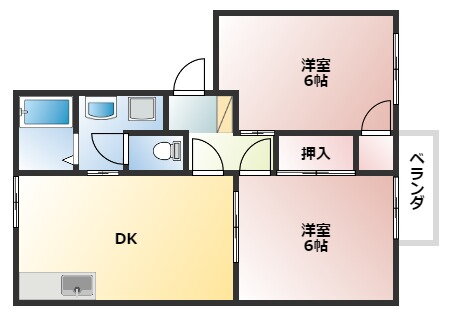 大阪府羽曳野市高鷲３ 高鷲駅 2LDK アパート 賃貸物件詳細