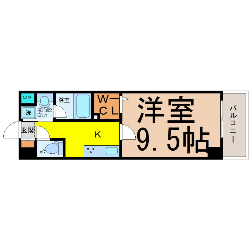愛知県名古屋市中村区則武２ 名古屋駅 1K マンション 賃貸物件詳細