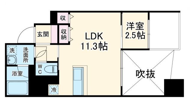 大阪府大阪市中央区谷町１ 天満橋駅 1LDK マンション 賃貸物件詳細