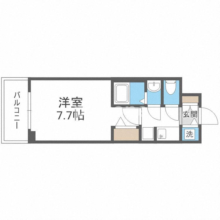 大阪府東大阪市西堤２ 高井田駅 1K マンション 賃貸物件詳細