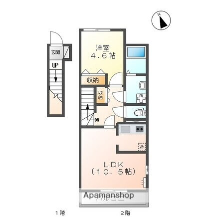鳥取県西伯郡日吉津村大字日吉津 米子駅 1LDK アパート 賃貸物件詳細