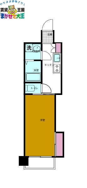 長崎県長崎市中園町 住吉駅 1K マンション 賃貸物件詳細