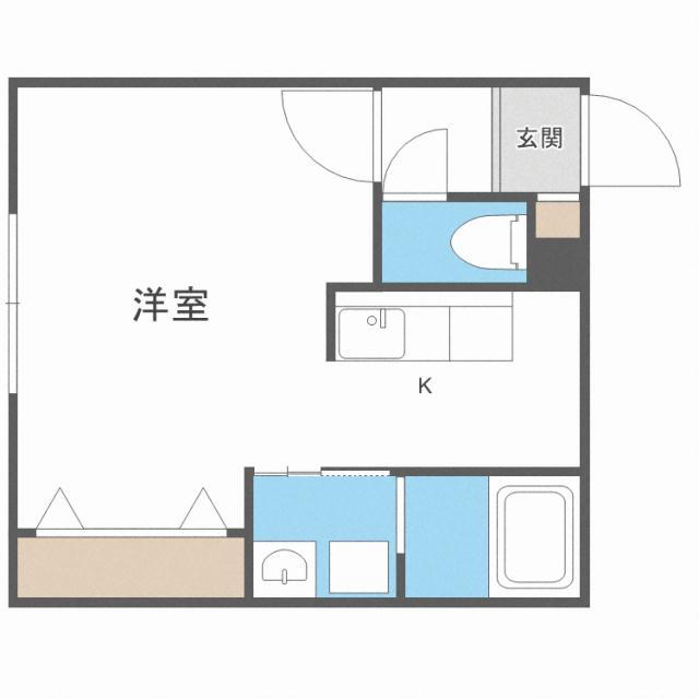 北海道札幌市中央区北九条西１９ 桑園駅 1K マンション 賃貸物件詳細