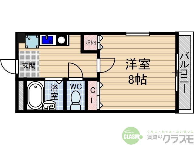 大阪府茨木市中津町 茨木市駅 1K マンション 賃貸物件詳細